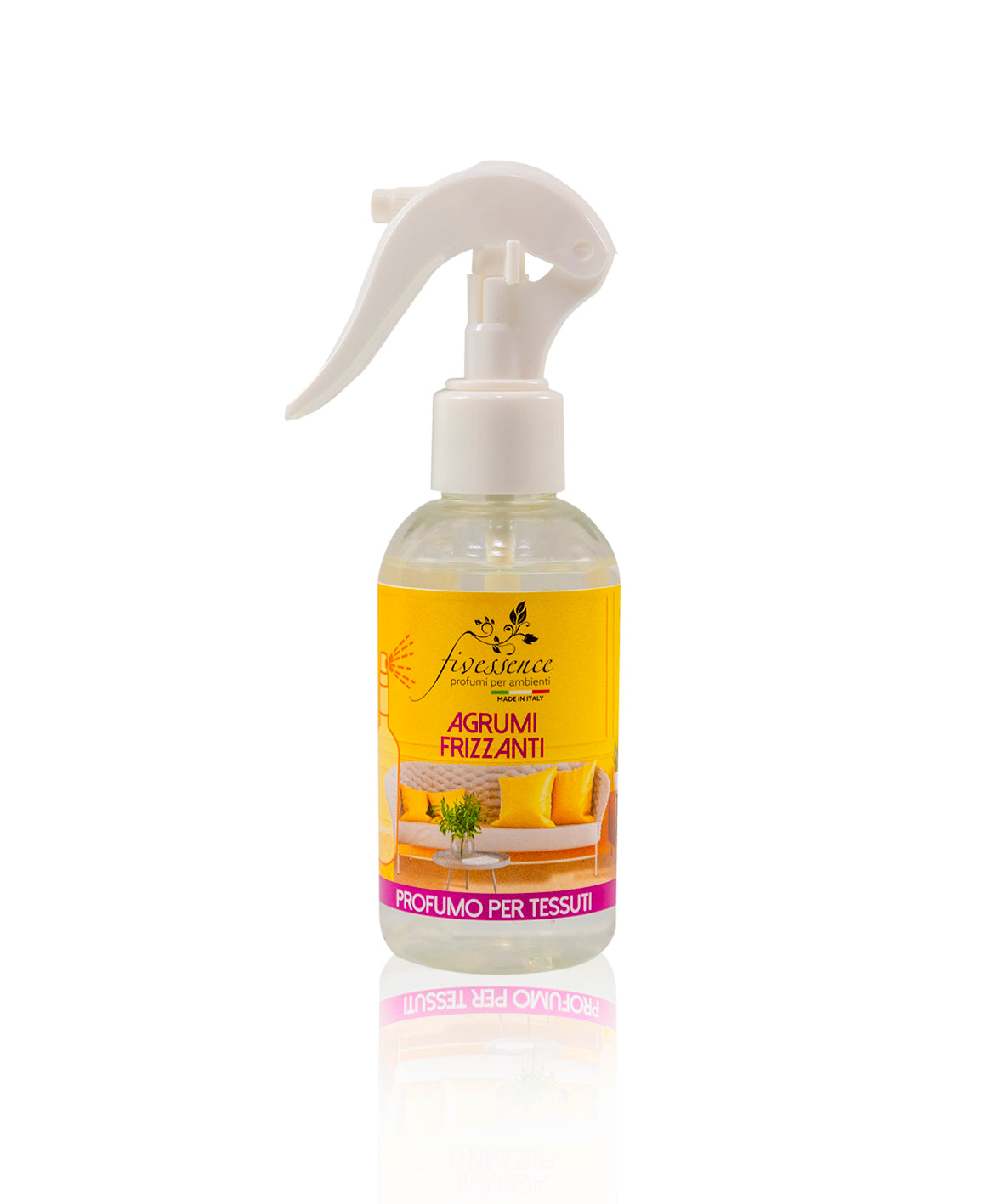 FRAGRANZA SPRAY PER TESSUTI AGRUMI FRIZZANTI 150 ML