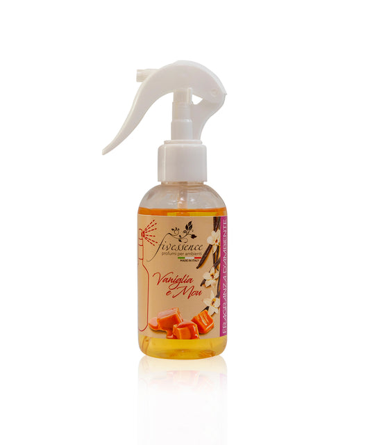 FRAGRANZA SPRAY VANIGLIA E MOU 150 ML
