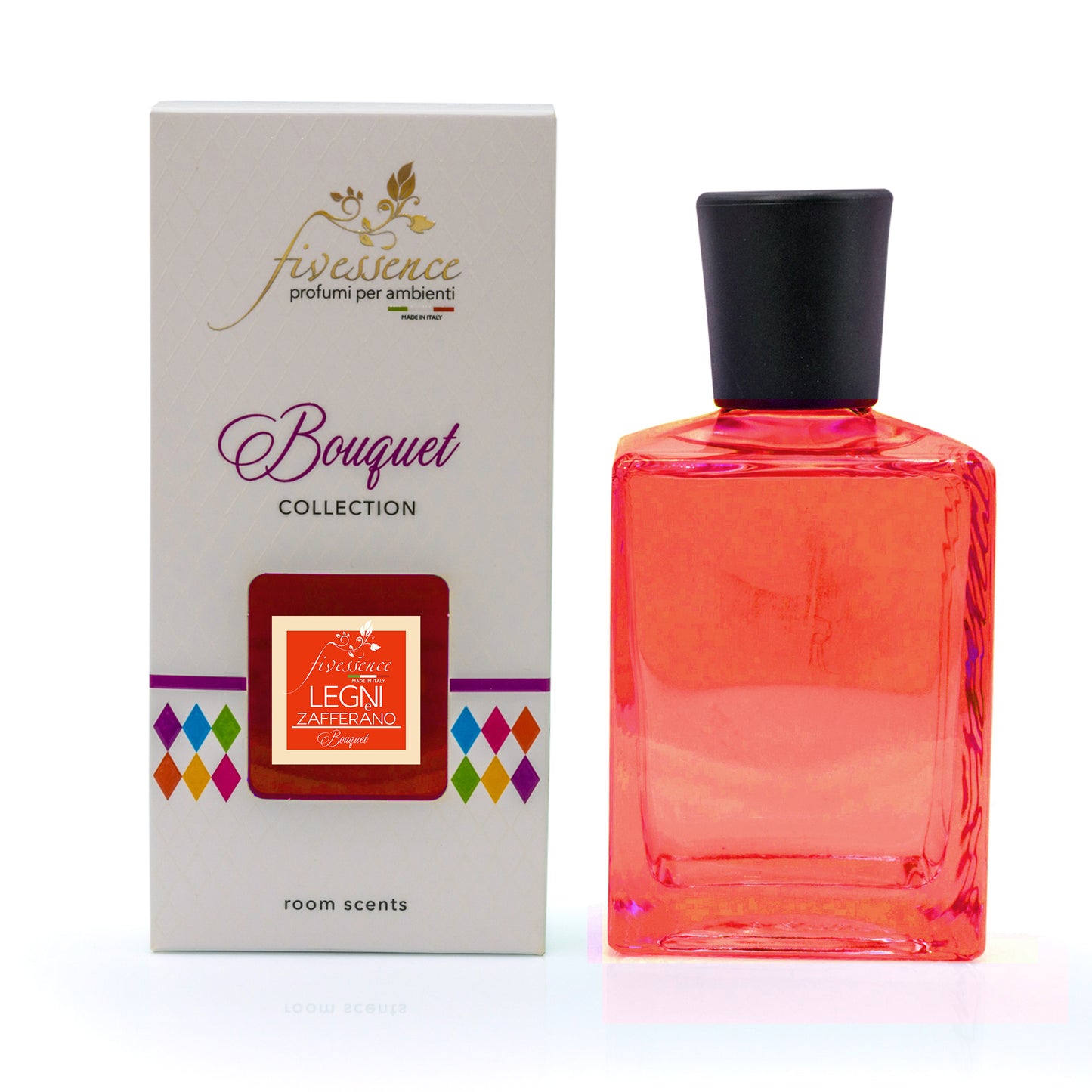 Bouquet 500ml - 200ml ZAFFERANO E LEGNI