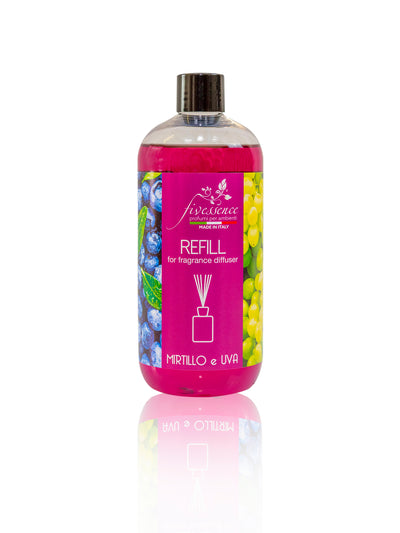 Refill 250ml - 500 ml Mirtillo e Uva